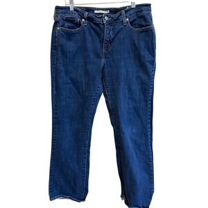 Levi Strauss 415 Classic Bootcut Jeans Women's Plus Size 16W Dark Wash Denim